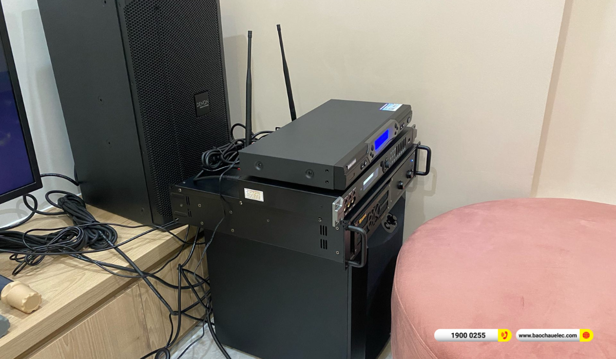 Lắp đặt d&agrave;n karaoke Denon hơn 48tr cho anh Tuyến tại TP HCM