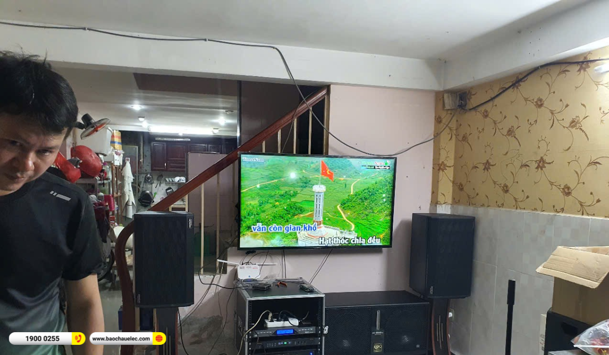 Lắp đặt d&agrave;n karaoke Denon hơn 50tr cho anh Trương tại TP HCM