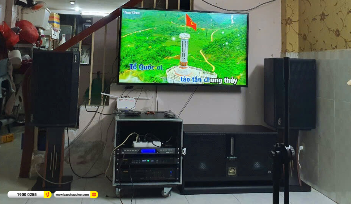 Lắp đặt d&agrave;n karaoke Denon hơn 50tr cho anh Trương tại TP HCM