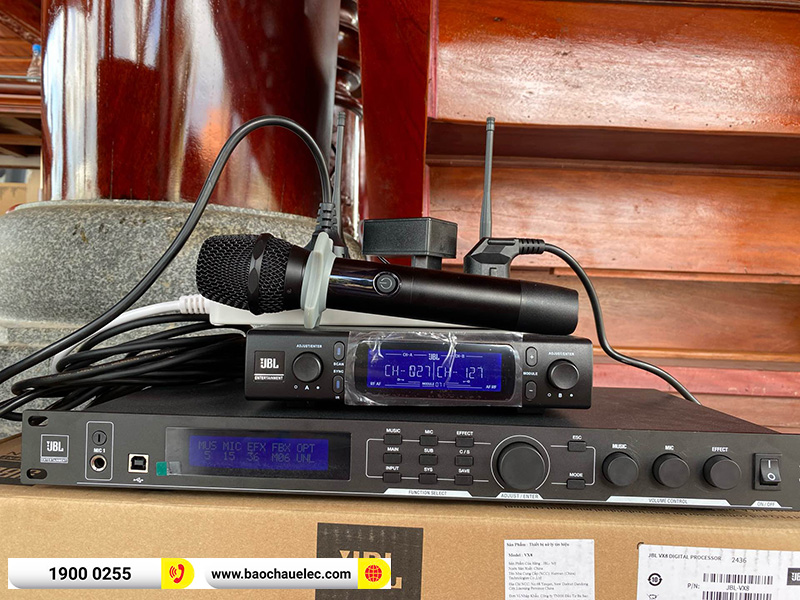 Lắp đặt d&agrave;n karaoke di động JBL
