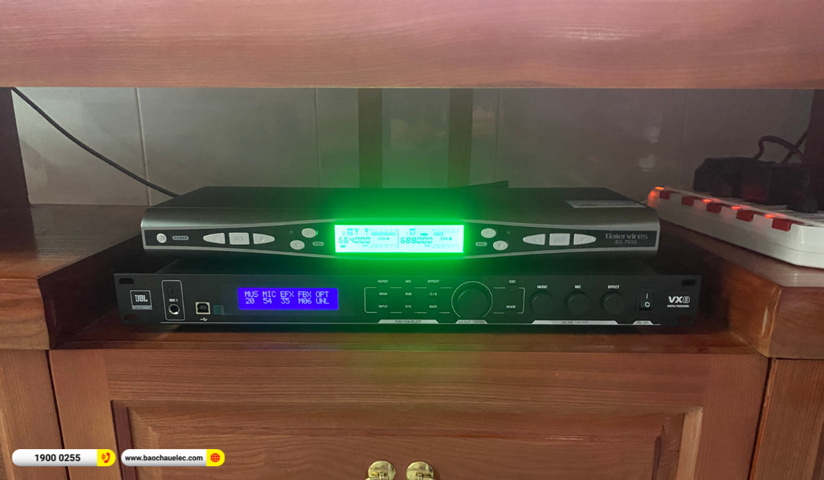 Lắp đặt d&agrave;n karaoke di động Audiocenter cho anh Dương tại TP HCM