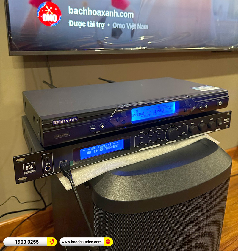 Lắp đặt d&agrave;n karaoke di động Bose
