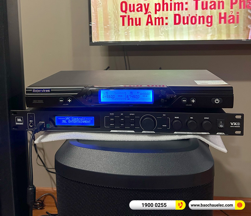 Lắp đặt d&agrave;n karaoke di động Bose