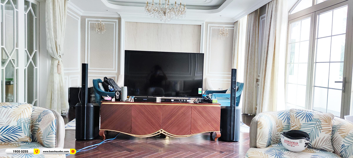 Lắp đặt dàn karaoke di động Bose gần 99tr cho anh Huỳnh ở TPHCM
