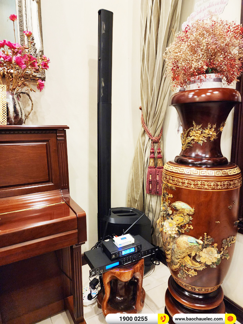 Lắp đặt d&agrave;n karaoke di động Bose hơn 86tr cho ch&uacute; Bảy ở TPHCM