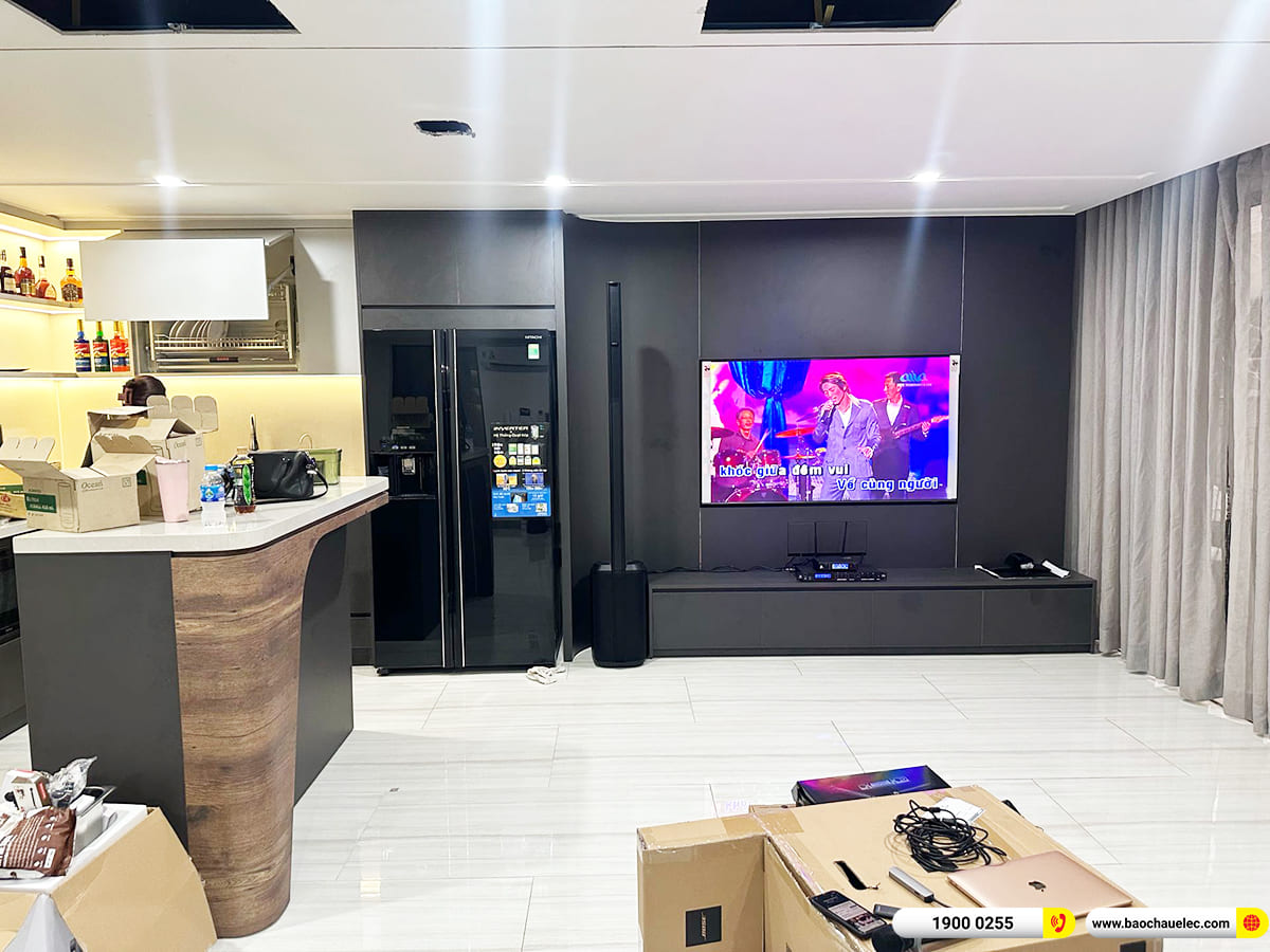 Lắp đặt d&agrave;n karaoke di động Bose gần 51tr cho c&ocirc; H&ograve;a ở TPHCM