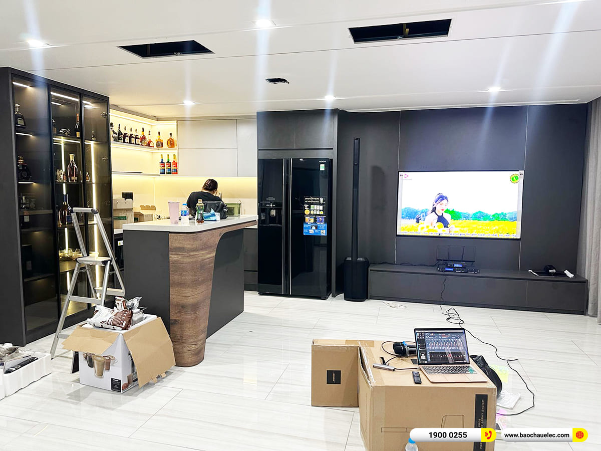 Lắp đặt d&agrave;n karaoke di động Bose gần 51tr cho c&ocirc; H&ograve;a ở TPHCM