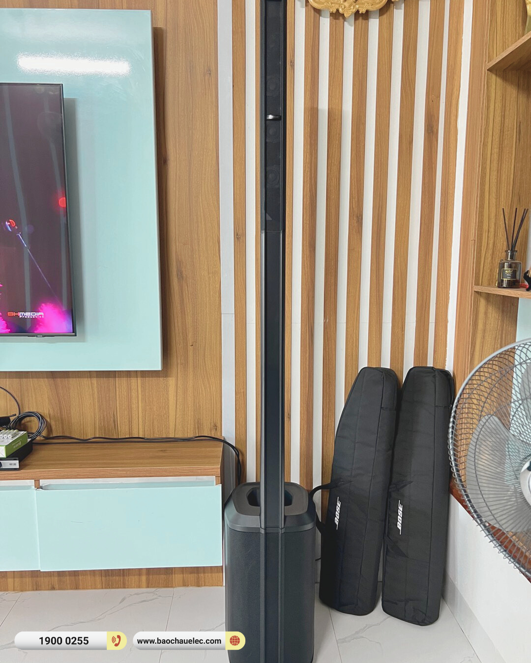 Lắp đặt d&agrave;n karaoke di động Bose gần 80tr cho anh Ph&uacute; tại Bu&ocirc;n Ma Thuật