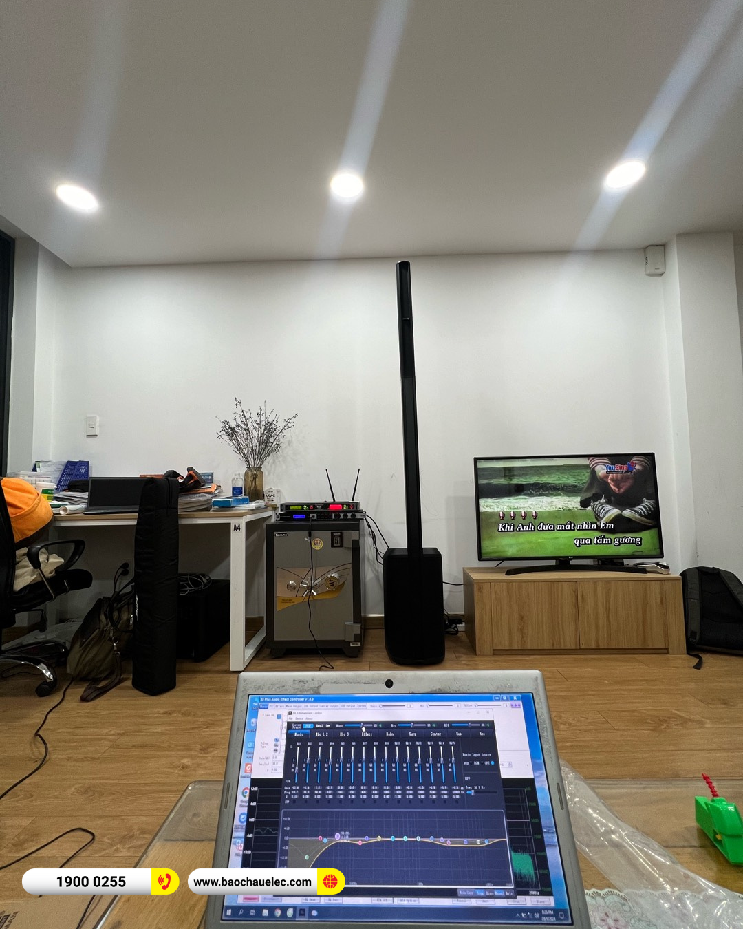 Lắp đặt d&agrave;n karaoke di động Bose hơn 49tr cho anh Cảnh tại G&ograve; Vấp