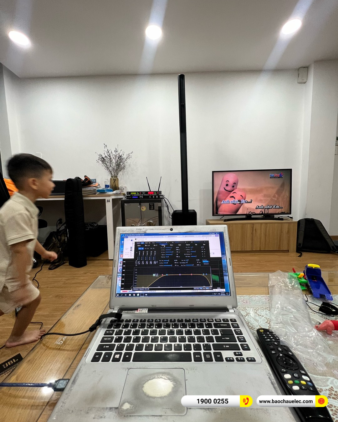 Lắp đặt d&agrave;n karaoke di động Bose hơn 49tr cho anh Cảnh tại G&ograve; Vấp