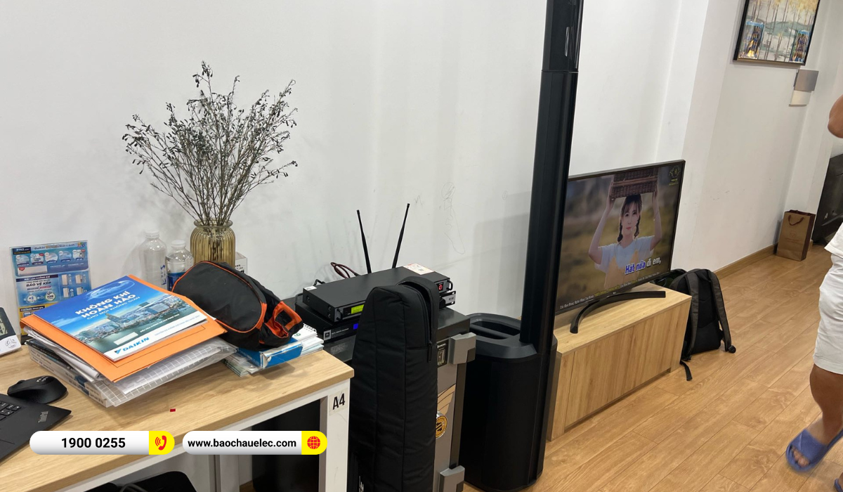 Lắp đặt d&agrave;n karaoke di động Bose hơn 49tr cho anh Cảnh tại G&ograve; Vấp