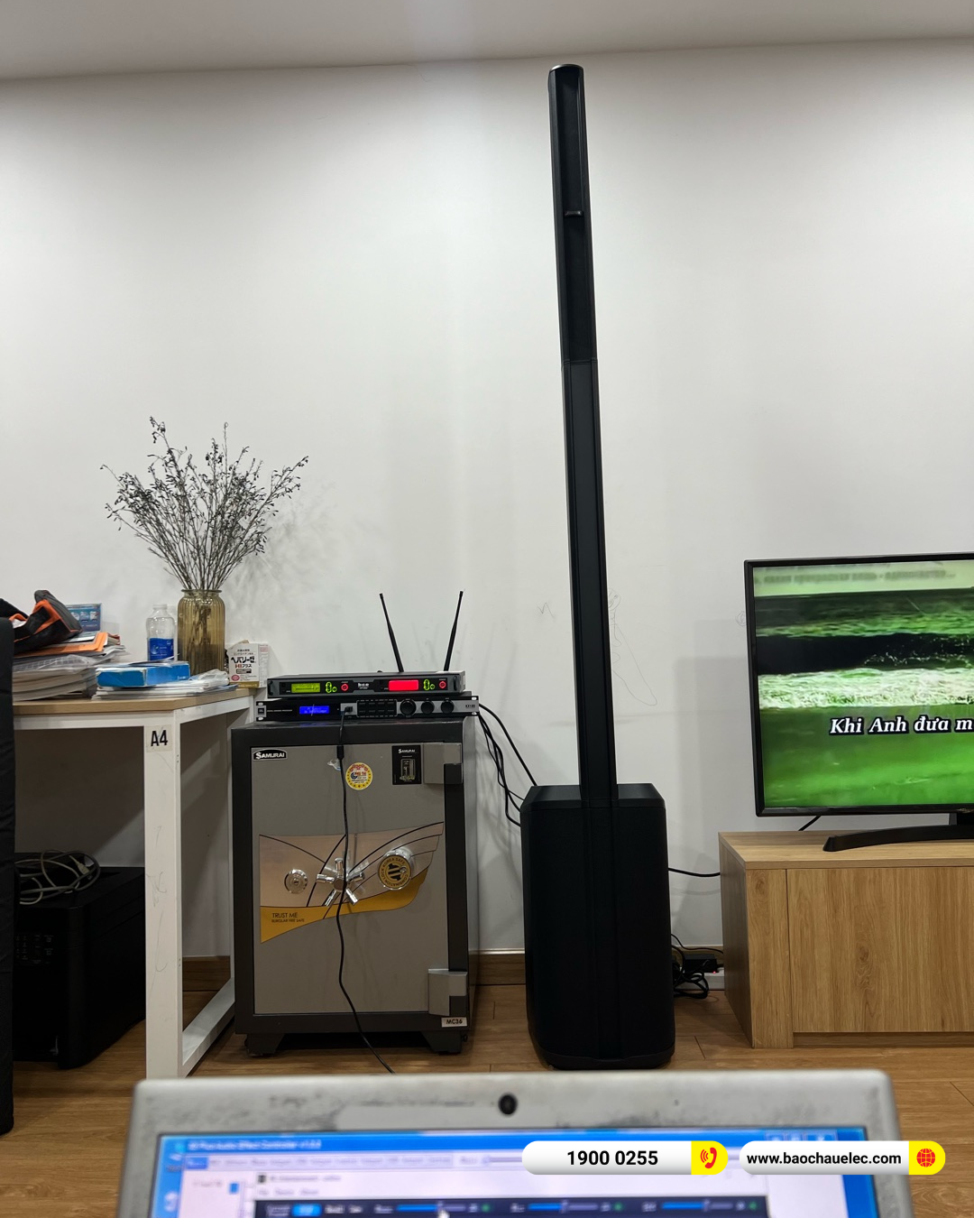 Lắp đặt d&agrave;n karaoke di động Bose hơn 49tr cho anh Cảnh tại G&ograve; Vấp