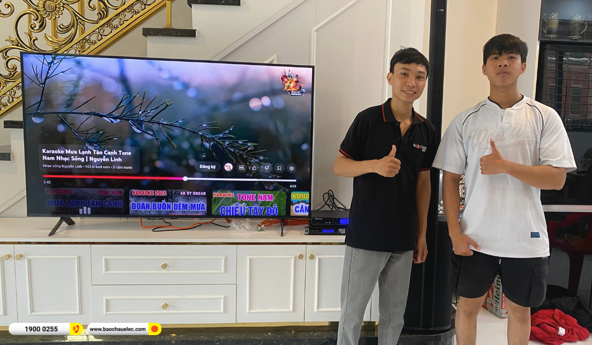 Lắp đặt d&agrave;n karaoke di động Bose hơn 79tr cho anh Thọ tại Vũng T&agrave;u
