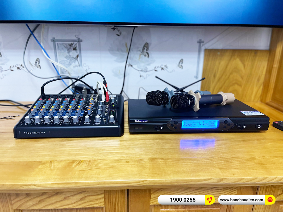 Lắp đặt dàn karaoke di động dBTechnologies cho anh Hải tại Đồng Nai