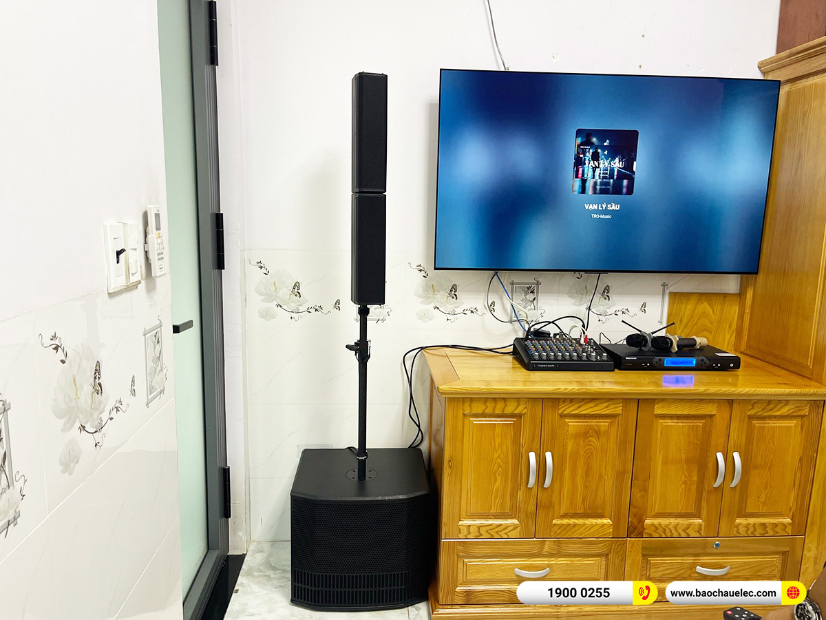 Lắp đặt dàn karaoke di động dBTechnologies cho anh Hải tại Đồng Nai