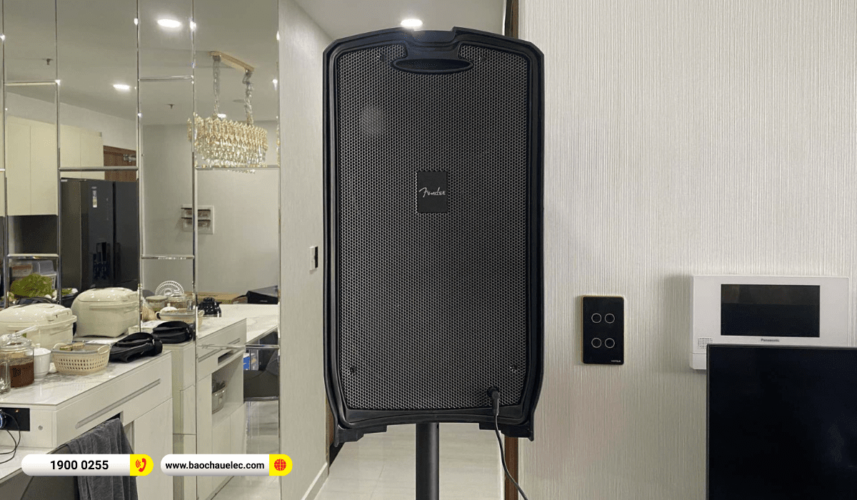 Lắp đặt d&agrave;n karaoke di động Fender gần 45tr cho anh Danh tại B&igrave;nh Dương