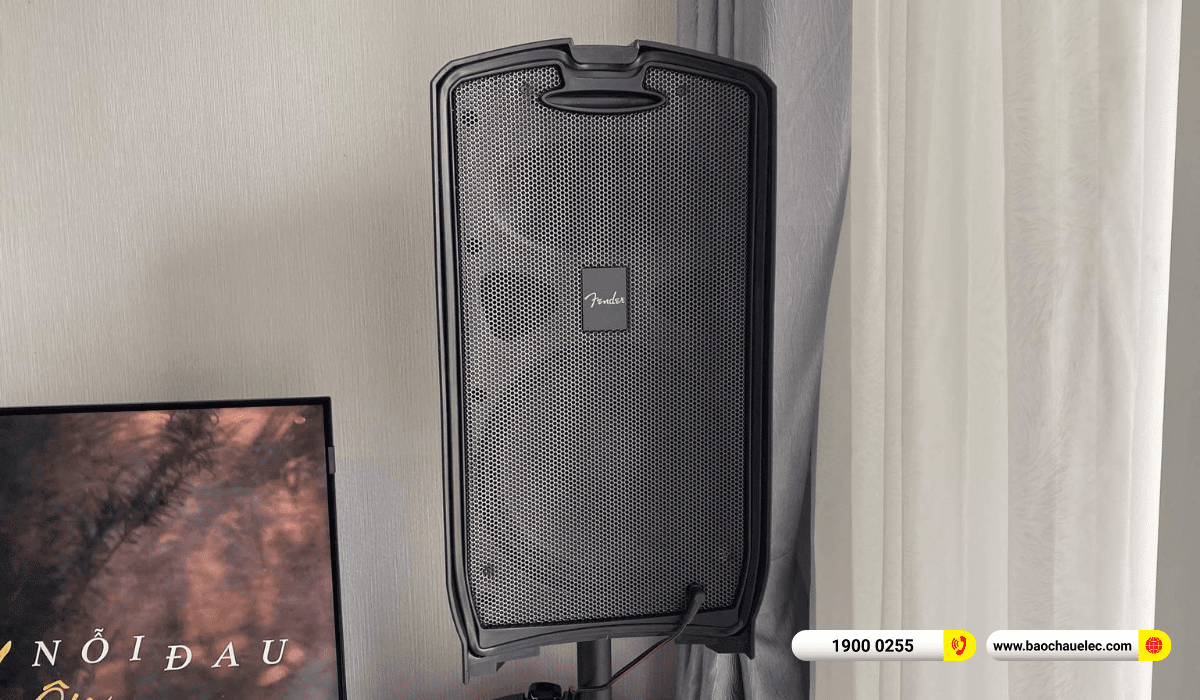 Lắp đặt d&agrave;n karaoke di động Fender gần 45tr cho anh Danh tại B&igrave;nh Dương
