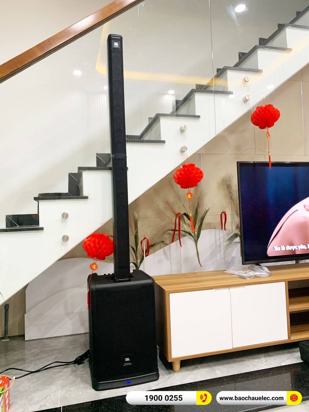 Lắp đặt d&agrave;n karaoke di động JBL 50tr cho anh Thắng ở Đồng Nai