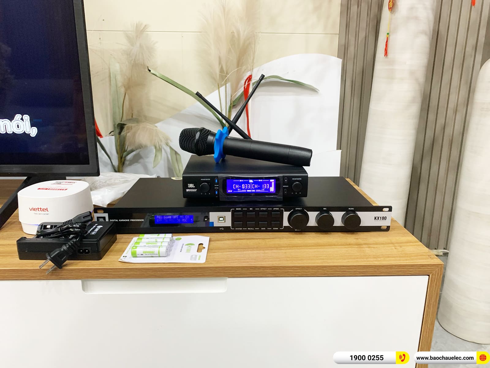 Lắp đặt d&agrave;n karaoke di động JBL 50tr cho anh Thắng ở Đồng Nai