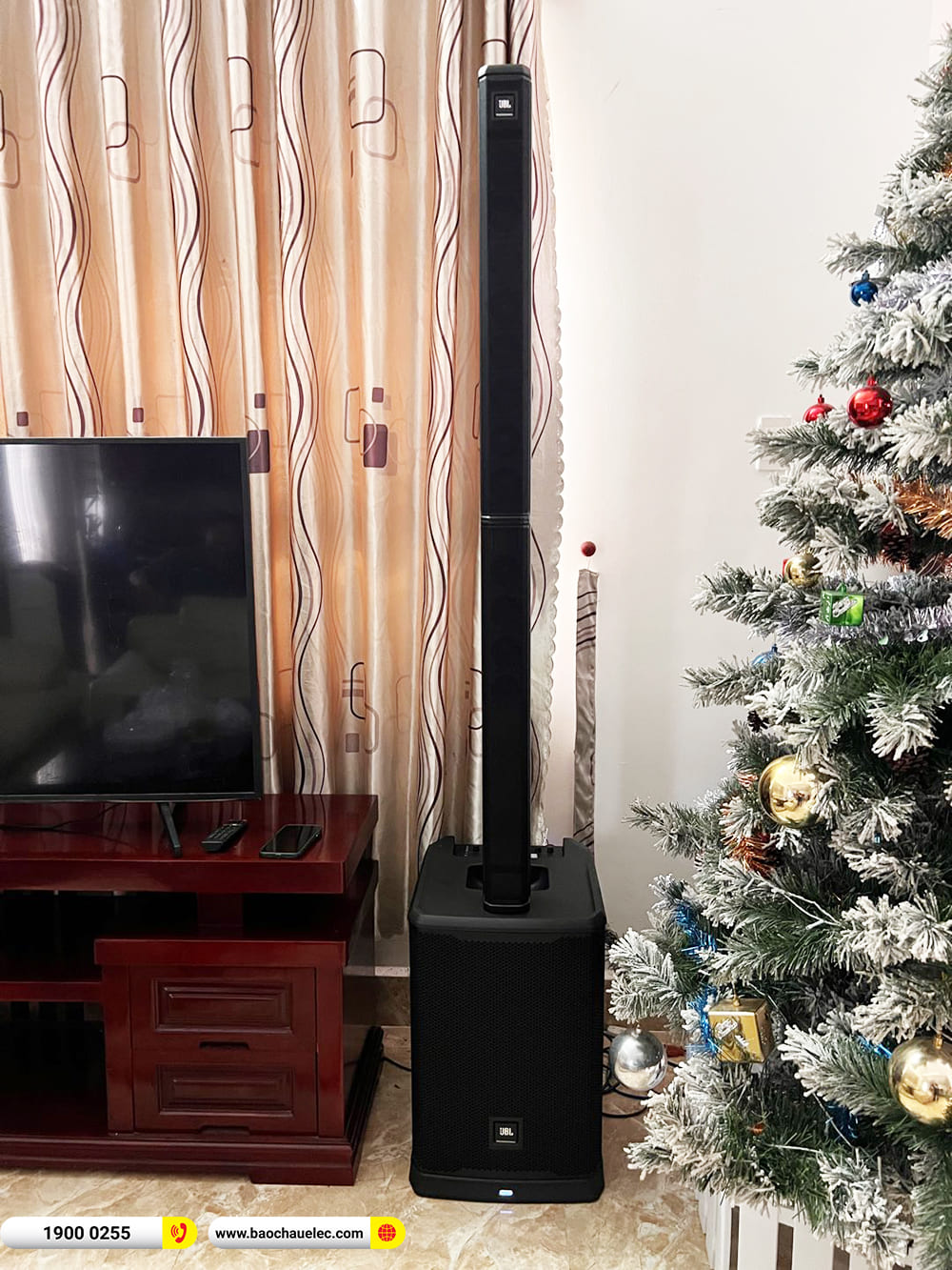 Lắp đặt d&agrave;n karaoke di động JBL gần 37tr cho chị Oanh ở B&igrave;nh Dương