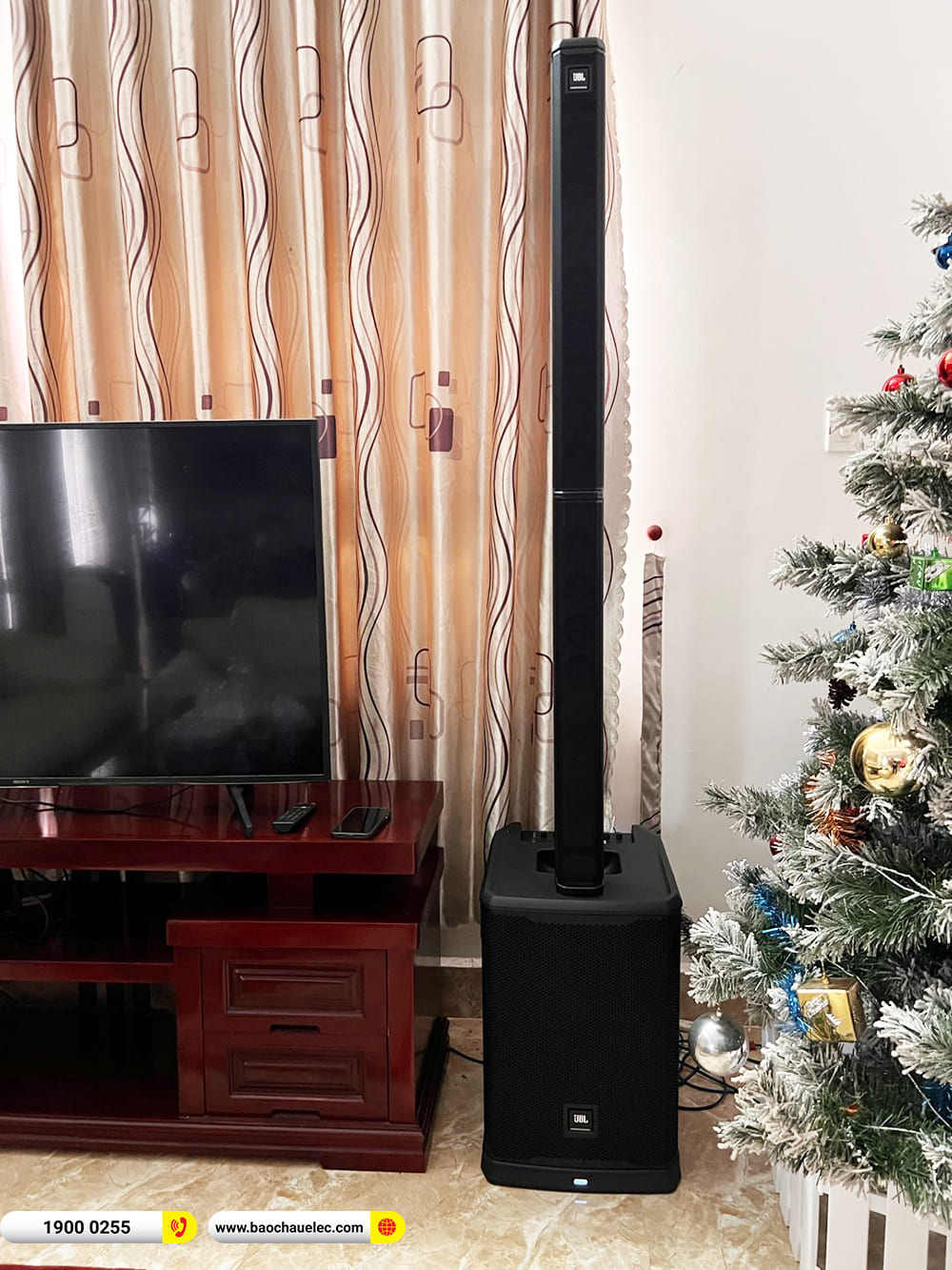 Lắp đặt d&agrave;n karaoke di động JBL gần 37tr cho chị Oanh ở B&igrave;nh Dương