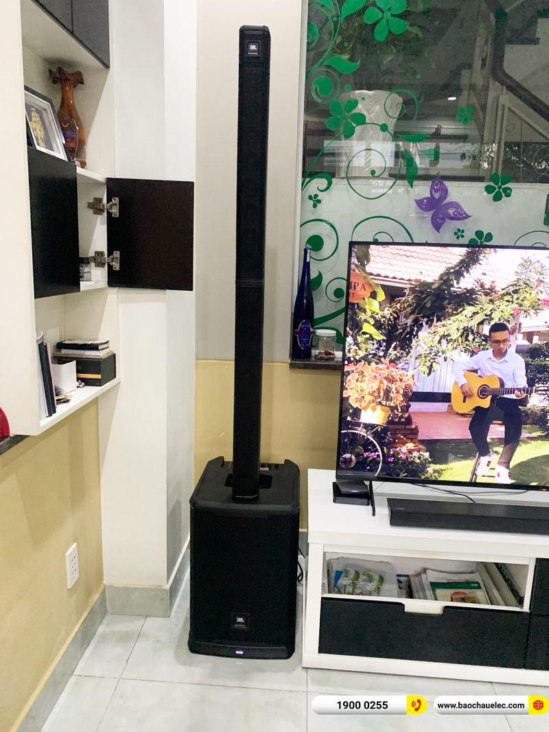 Lắp đặt d&agrave;n karaoke di động JBL gần 86tr cho ch&uacute; T&agrave;i ở TPHCM