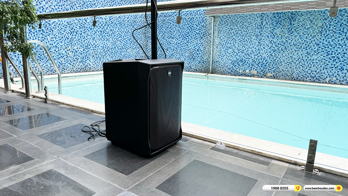 Lắp đặt d&agrave;n karaoke di động RCF gần 83tr cho chị Hằng TPHCM