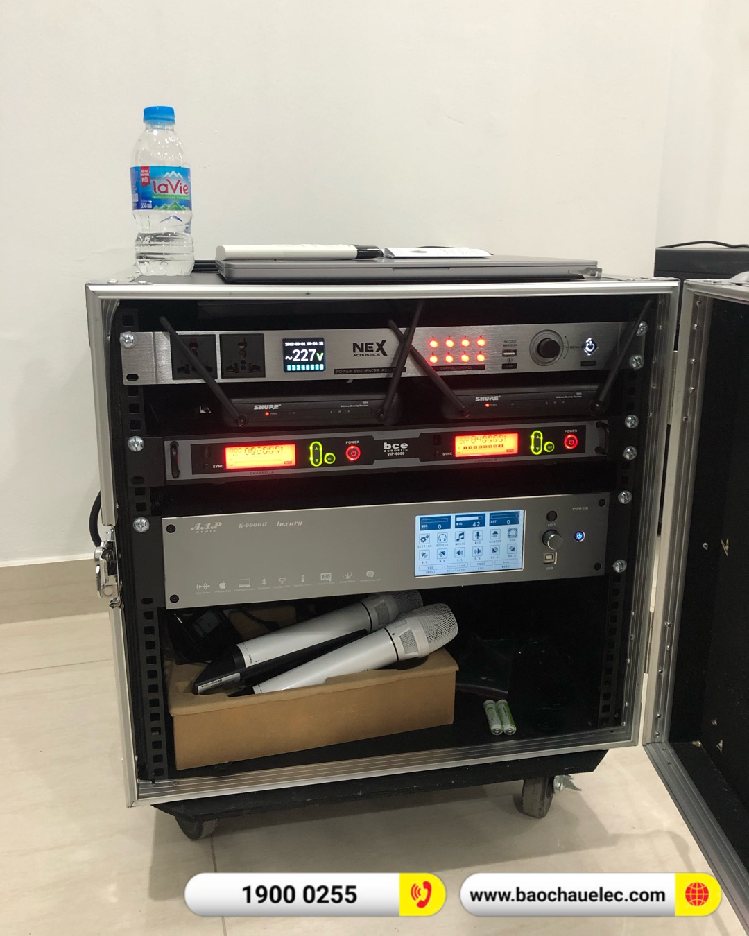 Lắp đặt d&agrave;n karaoke BIK hơn 36tr cho anh Khỏe tại Bắc Ninh (BIK CS-535, GXS-850, KP500, SW612MKII, UGX12)