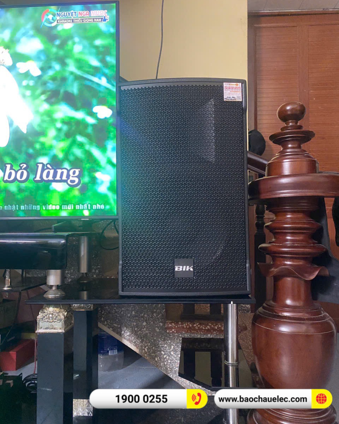 Lắp đặt d&agrave;n karaoke BIK hơn 36tr cho anh Khỏe tại Bắc Ninh (BIK CS-535, GXS-850, KP500, SW612MKII, UGX12)