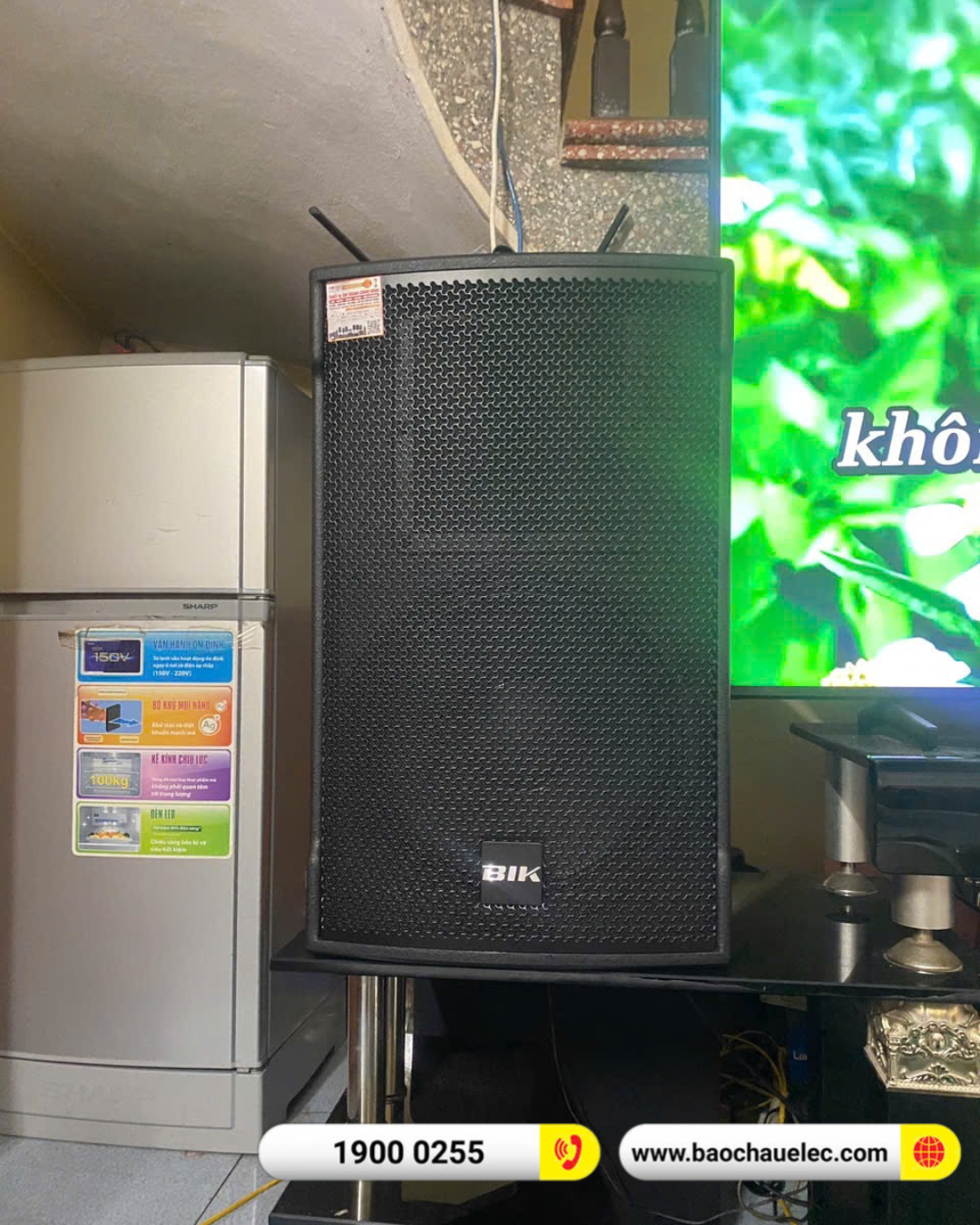 Lắp đặt d&agrave;n karaoke BIK hơn 36tr cho anh Khỏe tại Bắc Ninh (BIK CS-535, GXS-850, KP500, SW612MKII, UGX12)