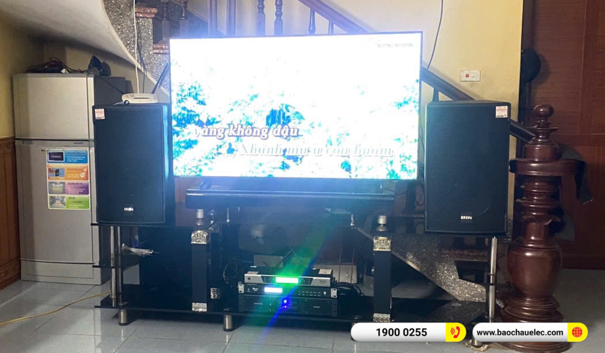 Lắp đặt d&agrave;n karaoke BIK hơn 36tr cho anh Khỏe tại Bắc Ninh (BIK CS-535, GXS-850, KP500, SW612MKII, UGX12)