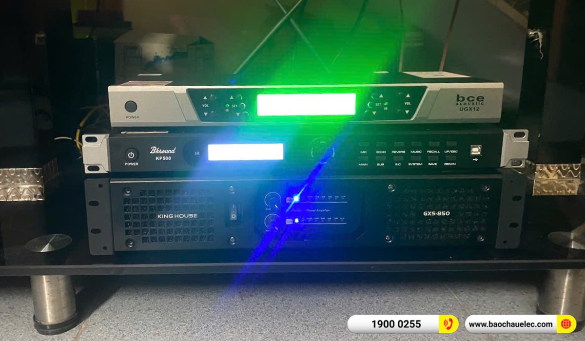 Lắp đặt d&agrave;n karaoke BIK hơn 36tr cho anh Khỏe tại Bắc Ninh (BIK CS-535, GXS-850, KP500, SW612MKII, UGX12)