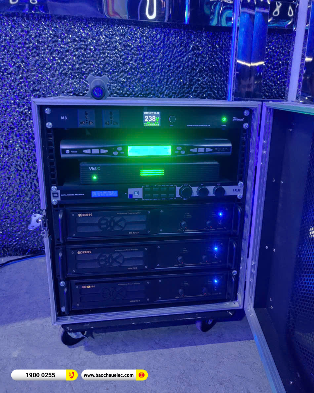 Lắp đặt 4 ph&ograve;ng h&aacute;t kinh doanh BIK cho qu&aacute;n LX Karaoke tại Thanh H&oacute;a