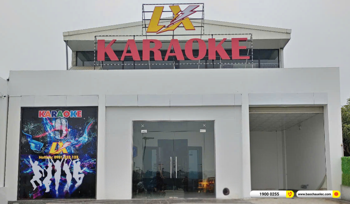 Lắp đặt 4 ph&ograve;ng h&aacute;t kinh doanh BIK cho qu&aacute;n LX Karaoke tại Thanh H&oacute;a