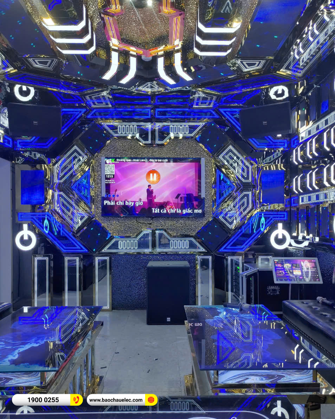 Lắp đặt 4 ph&ograve;ng h&aacute;t kinh doanh BIK cho qu&aacute;n LX Karaoke tại Thanh H&oacute;a