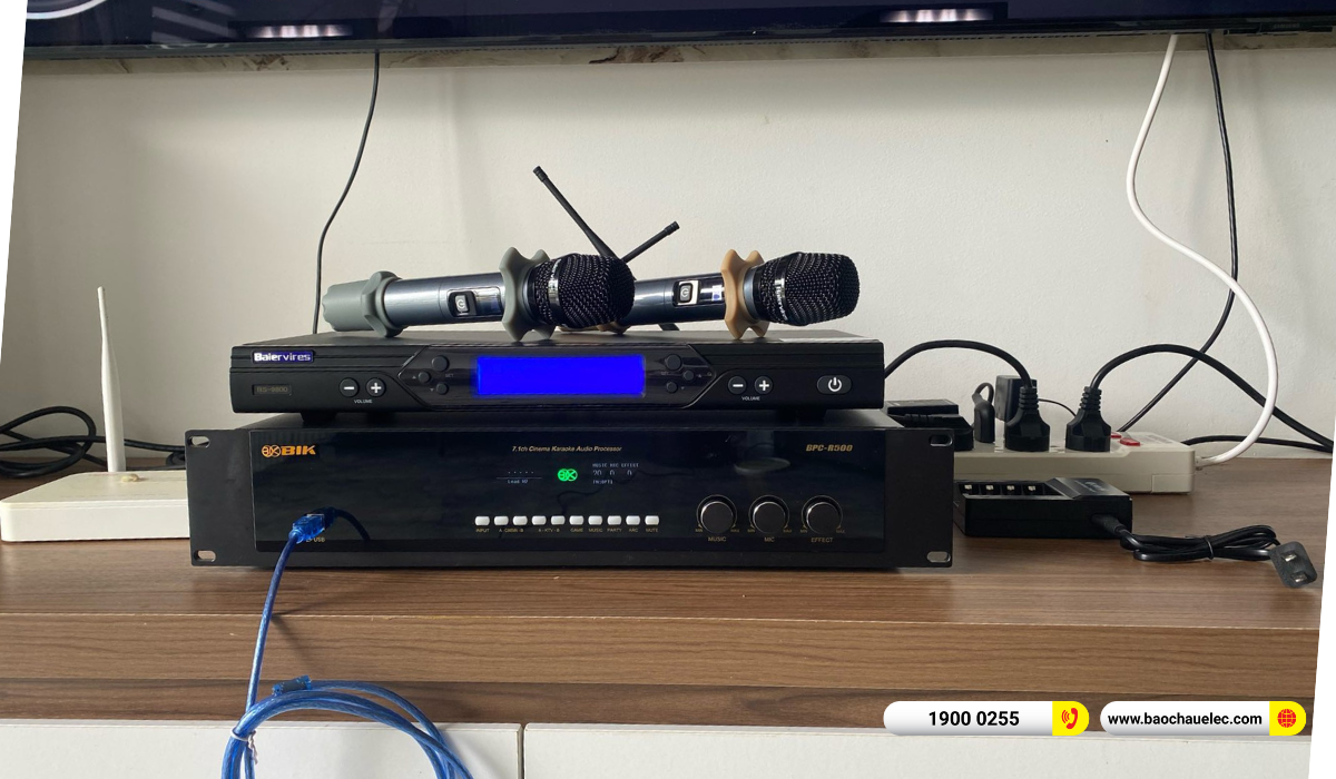 Lắp đặt d&agrave;n karaoke di động RCF hơn 81tr cho chị Ng&acirc;n tại Tr&agrave; Vinh