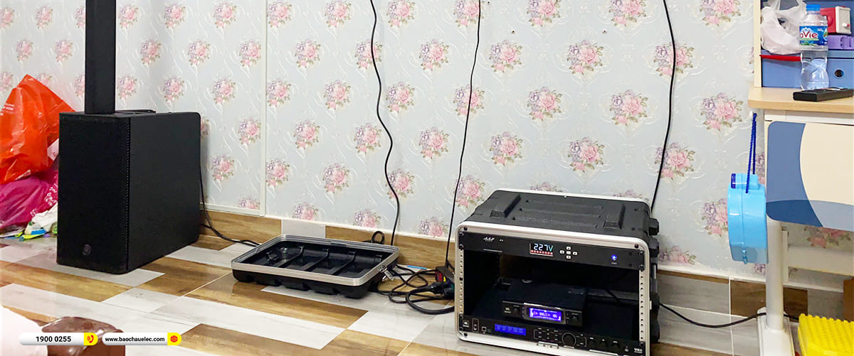 Lắp đặt d&agrave;n karaoke di động Yamaha gần 82tr cho anh Cường ở TPHCM