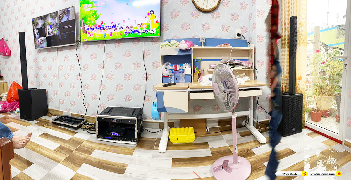 Lắp đặt d&agrave;n karaoke di động Yamaha gần 82tr cho anh Cường ở TPHCM