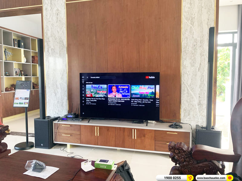 Lắp đặt d&agrave;n karaoke di động Yamaha hơn 84tr cho anh Khoa ở B&igrave;nh Phước