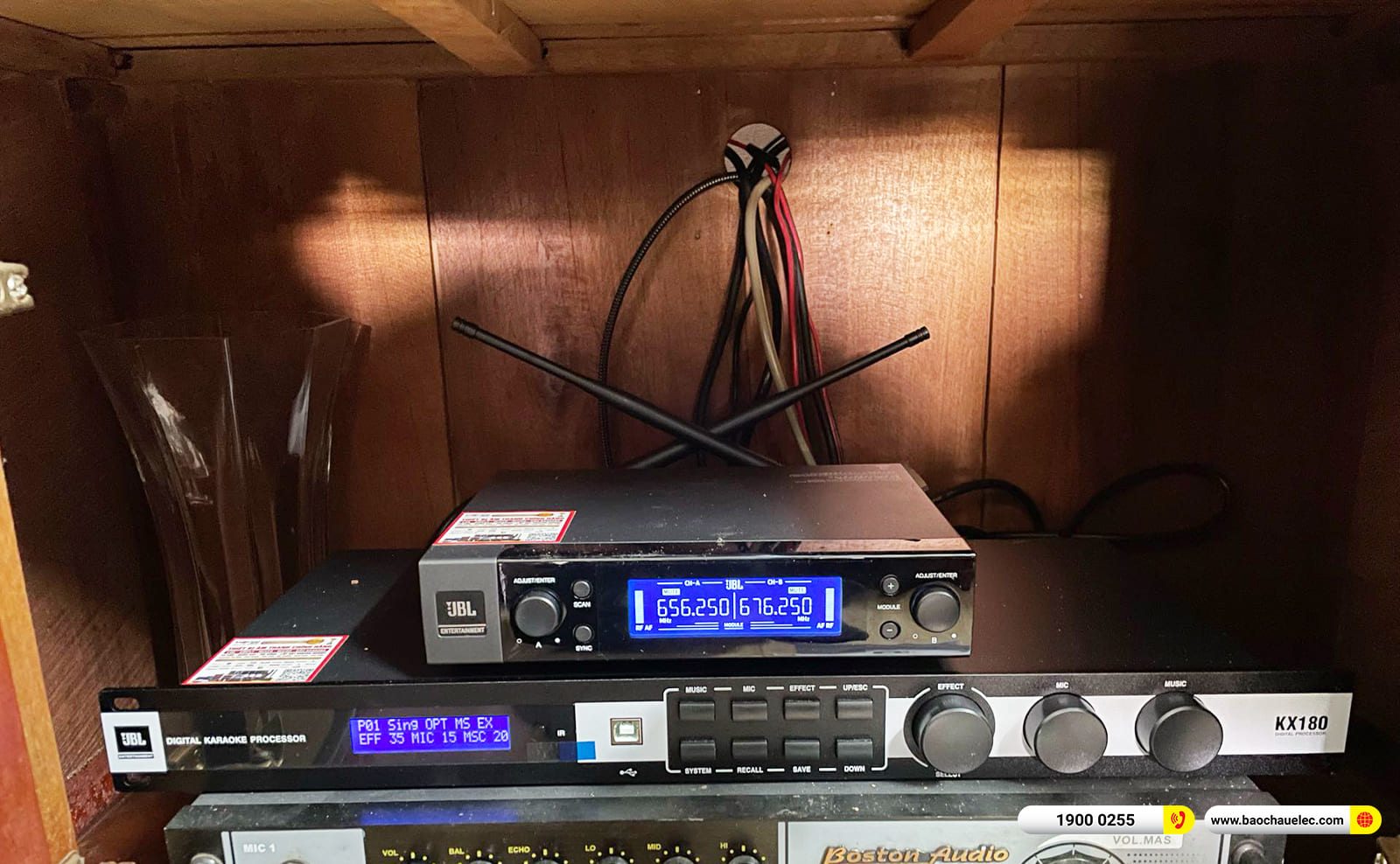 Lắp đặt d&agrave;n karaoke di động Yamaha gần 44tr cho anh Quốc ở TPHCM