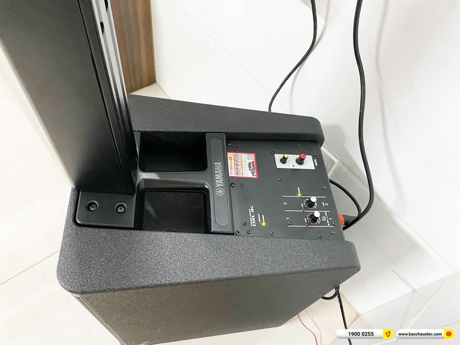 Lắp đặt d&agrave;n karaoke di động Yamaha gần 38tr cho anh Quy ở TPHCM