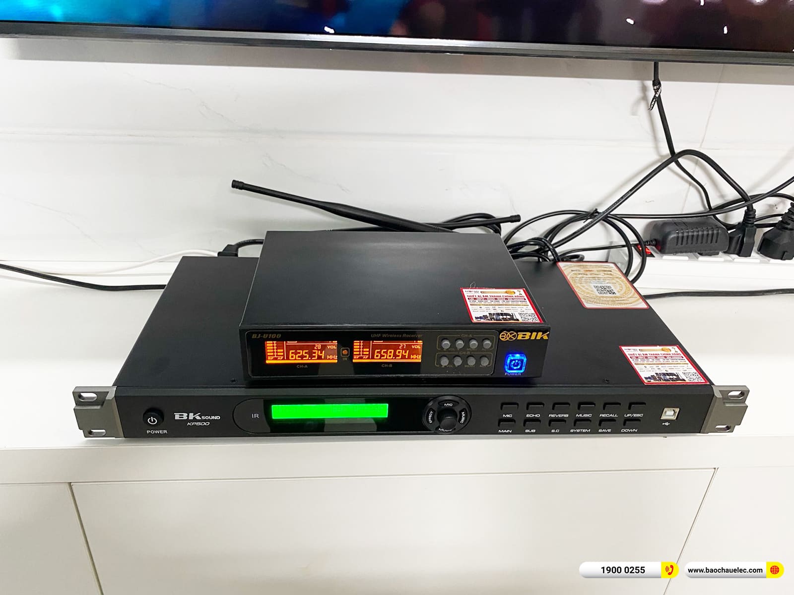 Lắp đặt d&agrave;n karaoke di động Yamaha gần 38tr cho anh Quy ở TPHCM