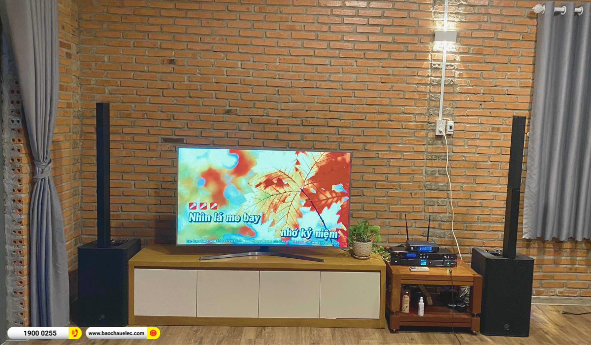Lắp đặt d&agrave;n karaoke di động Yamaha hơn 76tr cho chị Ngọc Anh tại Thủ Đức