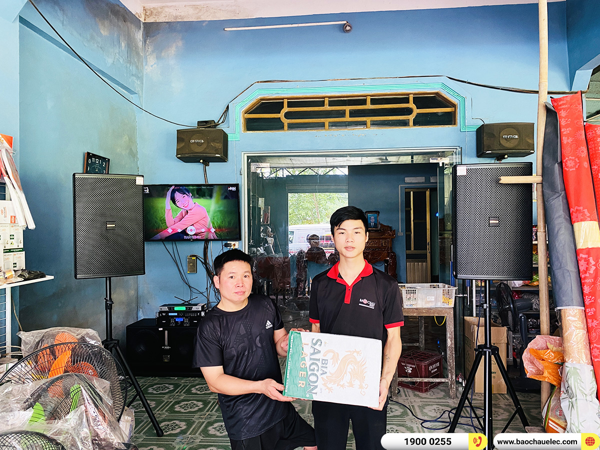 Lắp đặt d&agrave;n karaoke Domus gần 51tr cho anh Bẩy ở Th&aacute;i Nguy&ecirc;n
