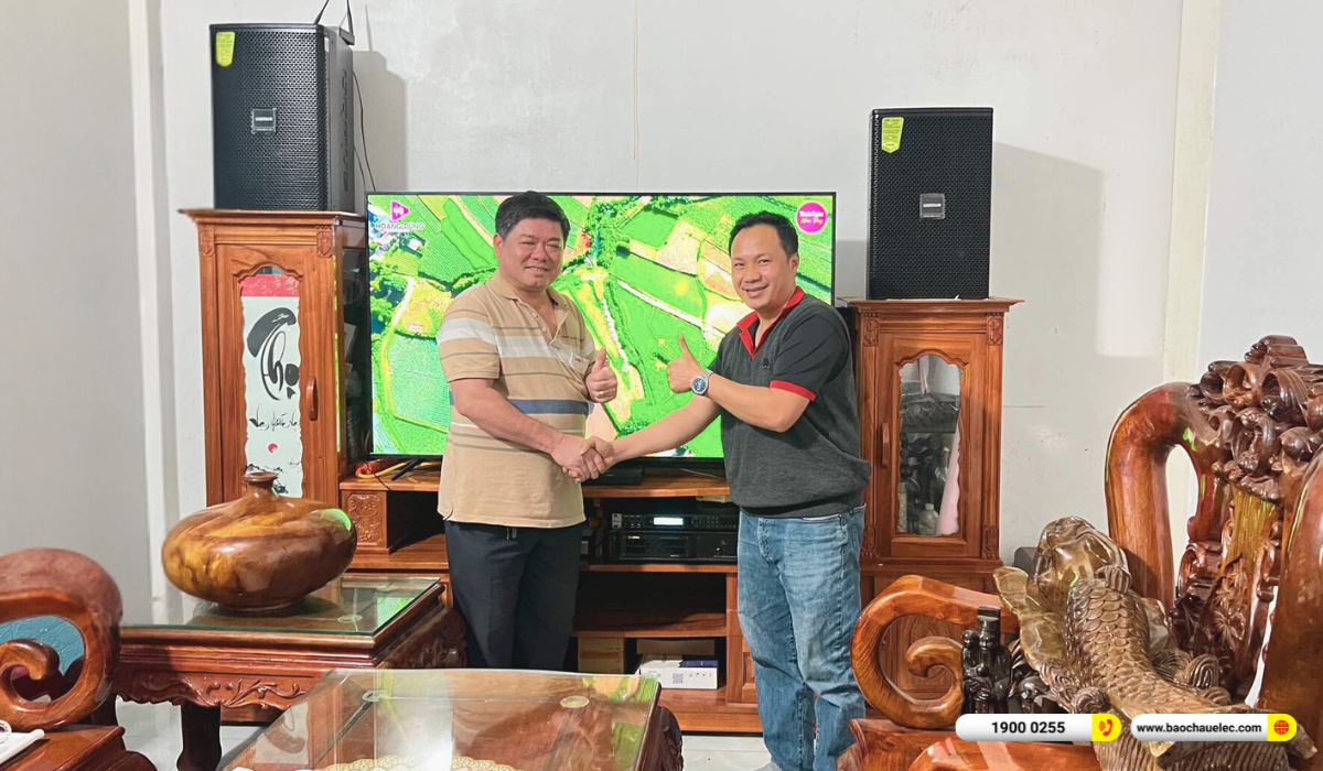 Lắp đặt d&agrave;n karaoke Domus gần 37tr cho anh B&igrave;nh tại Đắk Lắk