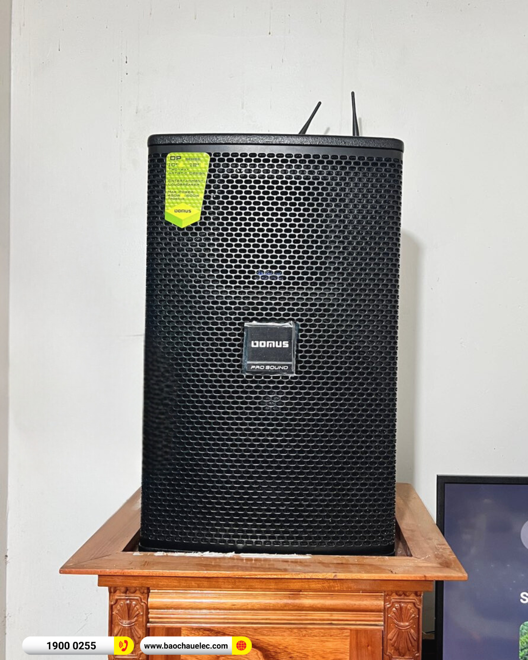 Lắp đặt d&agrave;n karaoke Domus gần 37tr cho anh B&igrave;nh tại Đắk Lắk
