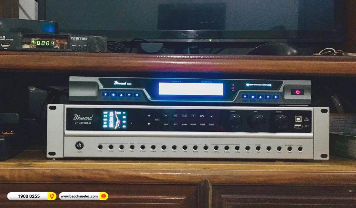 Lắp đặt d&agrave;n karaoke Domus hơn 23tr cho anh Cầm tại Bắc Giang