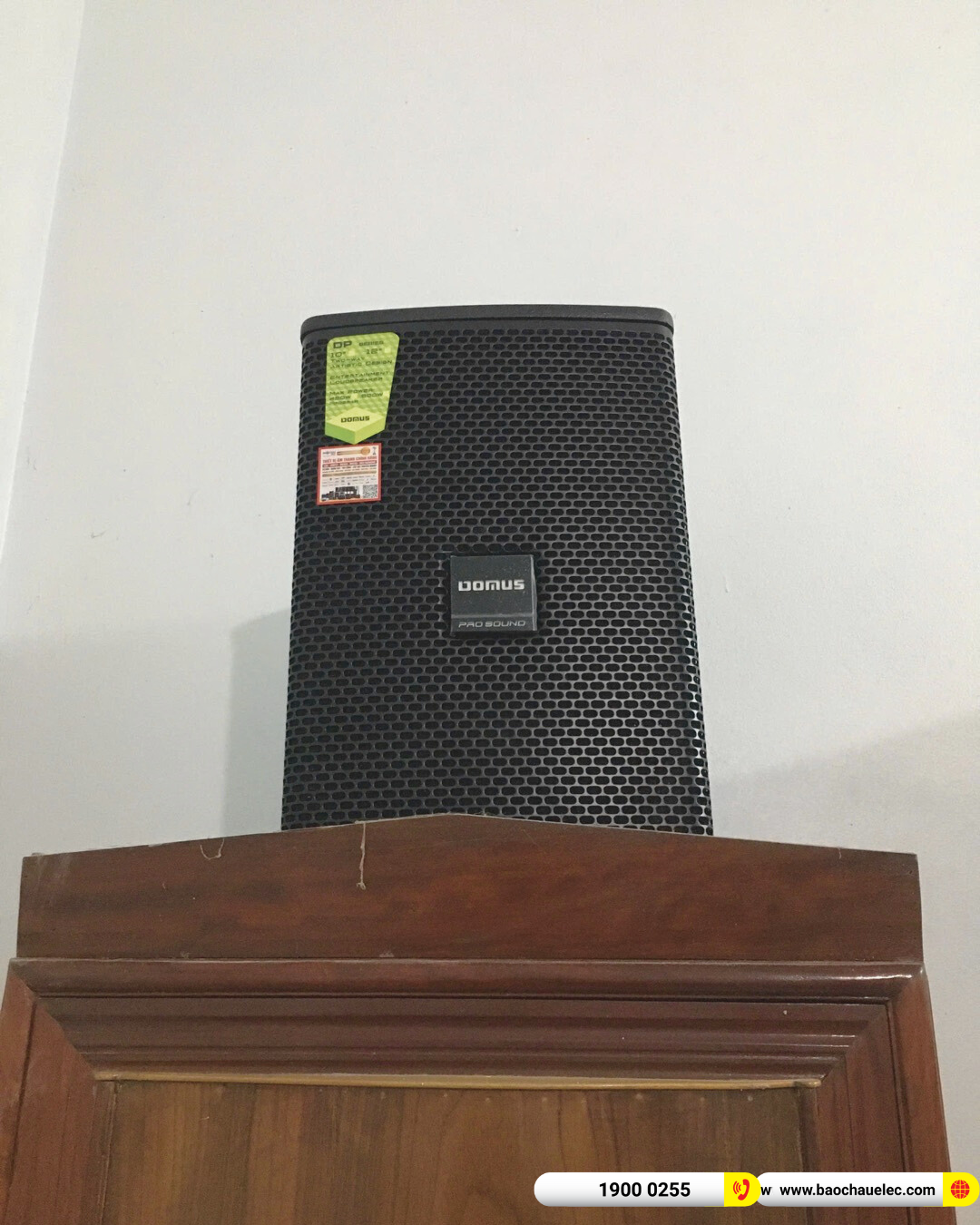 Lắp đặt d&agrave;n karaoke Domus hơn 23tr cho anh Cầm tại Bắc Giang