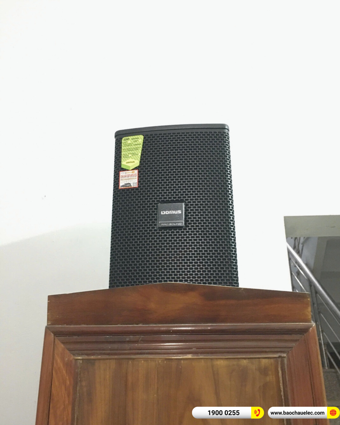 Lắp đặt d&agrave;n karaoke Domus hơn 23tr cho anh Cầm tại Bắc Giang