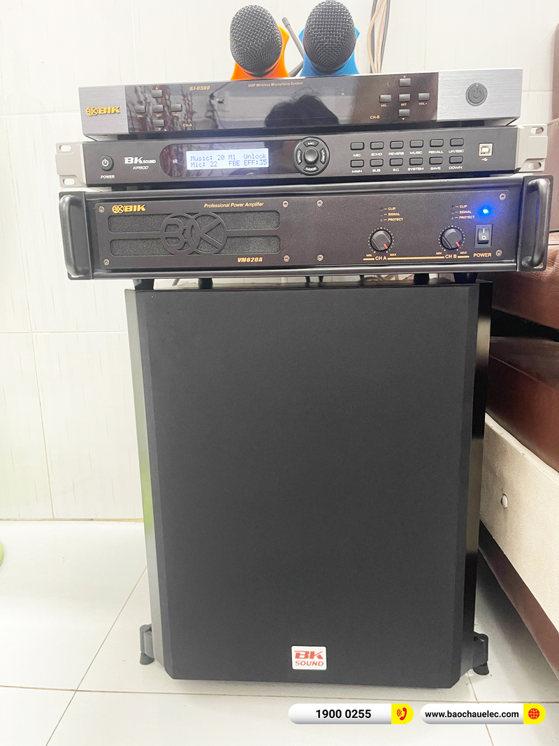 Lắp đặt d&agrave;n karaoke Domus hơn 31tr cho anh Cường ở TPHCM